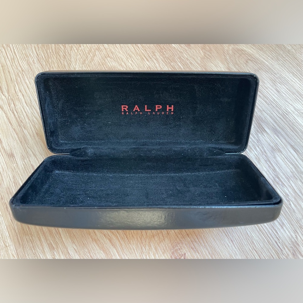Ralph Lauren black hard case glasses sunglasses unisex - Picture 3 of 3